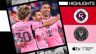 New England Revolution vs Inter Miami CF  Full Match Highlights  April 27 2024 [upl. by Aniehs]