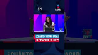 Costo del pasaporte mexicano del 2022  Shorts  Yuri [upl. by Yerocaj]