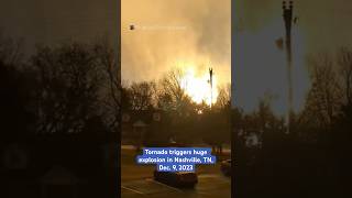 Deadly Tennessee tornado causes large explosion [upl. by Crockett478]