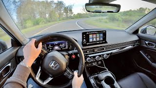 2022 Honda Civic Touring Sedan  POV Review [upl. by Grover]