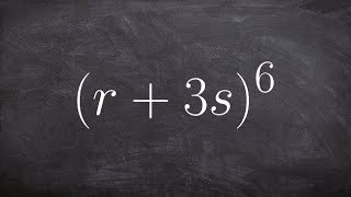 Using binomial expansion to expand a binomial to the sixth power [upl. by Pry]