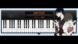 Fugl  Zankyou No Terror  Virtual Piano Sheets [upl. by Jean-Claude946]