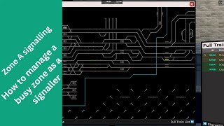 SCR Version 201 How to manage a busy signalling Zone A in SCR 75 player servers [upl. by Kinsman]