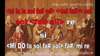 Aria sulla quarta corda sigla di Superquark  karaoke notazionale [upl. by Attenor]