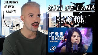 GIGI DE LANA  FLY ME TO THE MOON  REACTION [upl. by Apps]