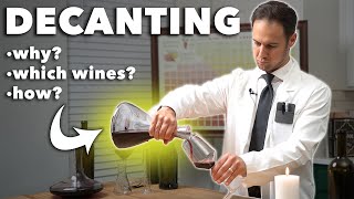 How To DECANT WINE Like A Pro 3 Things You Need To Know Nerd Lab [upl. by Gagnon]