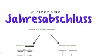 Der Jahresabschluss  Erstellung Überblick Ablauf  externes Rechnungswesen  wirtconomy [upl. by Rosenkranz819]