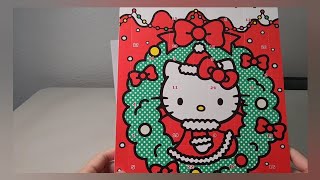 Hello Kitty Chocolate Advent Calendar Run to five below adventcalendar hellokitty sanrii [upl. by Cordova]