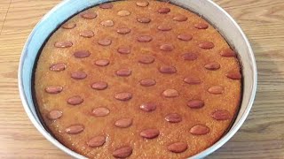 طريقة تحضير نمورة جوز الهند بسبوسة Best coconut namoura recipe [upl. by Gentes]