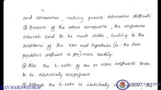 Multicollinearity  consequences [upl. by Marcy]