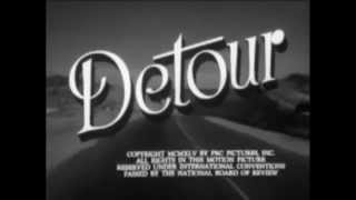 Detour 1945  Classic Film Noir Movie  Hitchhiker Horror  Road Trip Gone Wrong [upl. by Wilkins]