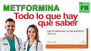 METFORMINA Para qué Sirve Cómo se toma y todo lo que hay que saber ¡Medicamento Seguro👨‍🔬💊 [upl. by Helen674]