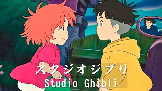 Studio Ghibli Music Collection Piano and 🍃 Relax with Ghibli Piano Melodies [upl. by Isoais]