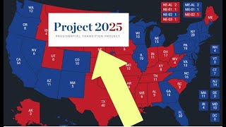 Project 2025 Election Prediction 2024 Presidential Map [upl. by Avahc]