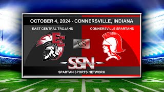 CHS Spartan Football vs East Central  October 4 2024 [upl. by Yetti422]