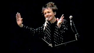 Laurie Anderson  The Speed of Darkness Full Performance [upl. by Ponton]