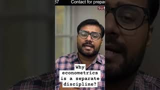 Why econometrics is a separate discipline education econometrics punjabuniversity [upl. by Odelia]