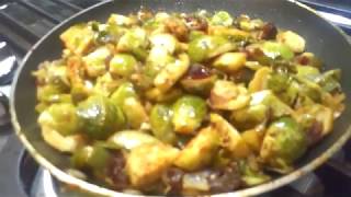 Brussels Sprouts RecipeSavory Sweet SpicyVEGAN [upl. by Gallenz]