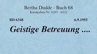 BD 6348  GEISTIGE BETREUUNG [upl. by Annaegroeg]