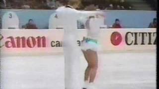 Torvill amp Dean GBR  1983 World Figure Skating Championships Free Dance US CBS quotBarnumquot [upl. by Ahsiened]