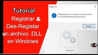 Registrar y desregistrar DLL en Windows CMD [upl. by Getter272]