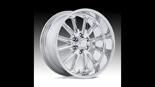 US Mags Rambler 6 UC145P Chrome Custom Wheels [upl. by Retla]