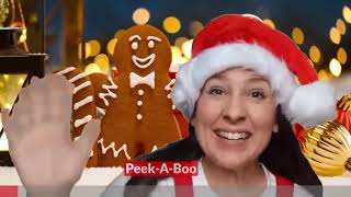 Christmas quotPeekABooquot Kids Interactive 1 Min Play  Just Ms Rachel Rachel Toddler Kid Christmas [upl. by Noivert]