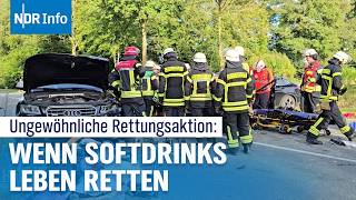 Schwerer Unfall in Niedersachsen Ungewöhnliche Rettungsaktion mit Limo und Cola  NDR Info [upl. by Elke]