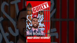 TYRE NICHOLS VERDICT tyrenichols lawandcrime justice shorts shortvideo [upl. by Helsell]