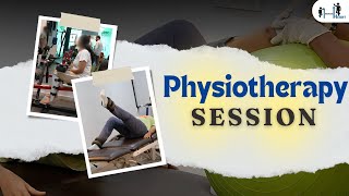 Physiotherapy Session  Female Patient  Tibia lengthening surgery  Heigh increase surgery [upl. by Lello746]