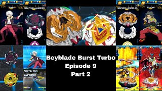 Beyblade Burst Turbo Episode 9  Swirling Inferno  Beyblade Burst Rivals  Shorts  Part 2 [upl. by Ruhnke]