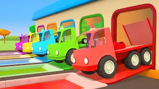 Helper cars for kids amp vehicles for kids Full episodes cartoons for kids Tow trucks amp Learn colors [upl. by Adorne969]