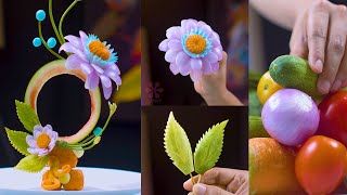 DIY and Home Creativity Food Decorating amp Garnishing Ideas [upl. by Ahsekram]