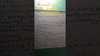 Present TenseTime Adverbials [upl. by Annay144]