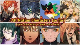 All Natlan Character Japan Voice Actor amp Same Roles so far [upl. by Harikahs118]