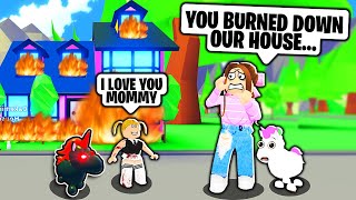 WE ADOPTED THIS CURSED GIRL What she did SHOCKED US Adopt Me Roleplay Roblox Adopt Me [upl. by Barri]