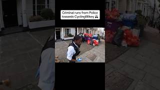 CyclingMikey trips up man running from Police [upl. by Keefe]