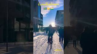 Lindholmen Snowfall Gothenburg  Göteborg Sweden 🇸🇪 shorts reels [upl. by Geordie713]