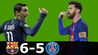 Barcelona vs PSG 65 agg  Greatest Comeback or Robbery 2017 [upl. by Rraval811]