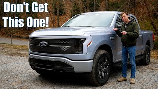 The 2022 Ford F150 Lightning is a Great Value IF You Get the Right Trim [upl. by Sirromad]