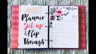 PLANNER SET UP DIY LIFE PLANNER [upl. by Paxon166]