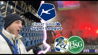 FC LUZERN V ST GALLEN  🤔👻OHNE AUSWÄRTS FANSI Stadion Vlog xKiko [upl. by Eberto]