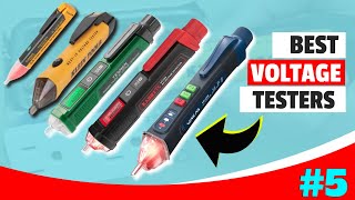 Best Voltage Testers 2024  Top 5 Non Contact Voltage Detector Review [upl. by Yart]