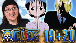 ONE PIECE EPISODE 19 amp 20 REACTION  Anime Reaction  Sub [upl. by Anwahs]