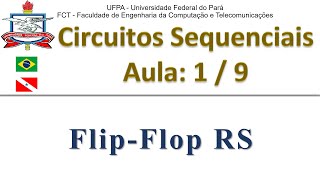 FlipFlop RS  01  Circuitos Sequenciais  Eletrônica Digital [upl. by Bubb279]