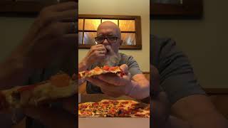 Freshmart Grocery store Deluxe thin crust pizza review [upl. by Damalus]