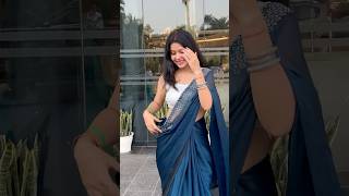 Ambarsariya🩵🦋 bollywood theanshisharma ambarsariye sari saree traditional traditionalwear [upl. by Naharba702]