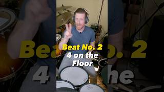 5 Most Important Drum Beats  Part 2 “Four on the Floor” drumlessons [upl. by Naylor]