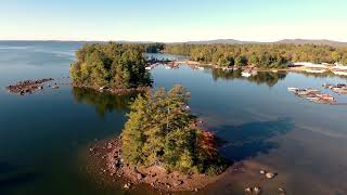 Lake Sebago Maine by Drone [upl. by Assenat]