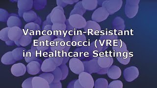 VancomycinResistant Enterococci VRE in Healthcare Settings [upl. by Ajtak638]